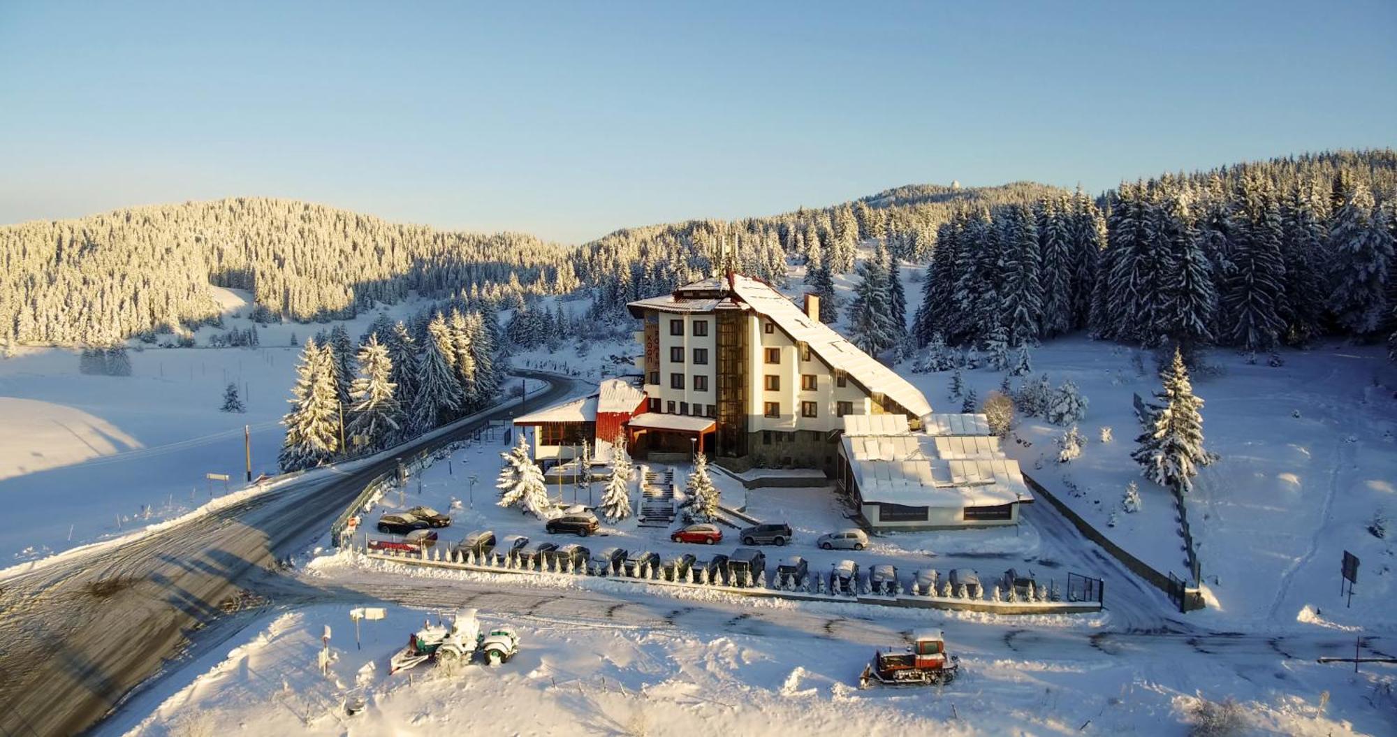 Hotel Coop Rozhen Pamporovo Exteriör bild